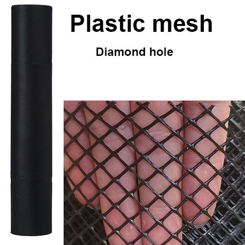 Plastic diamond mesh