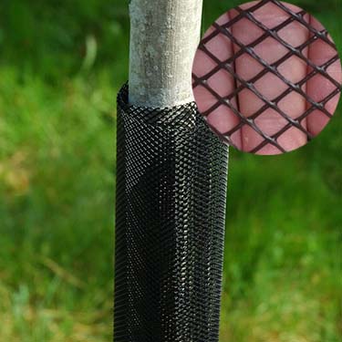 Plastic diamond mesh