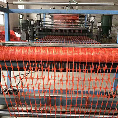 Plastic Orange Warning Fence