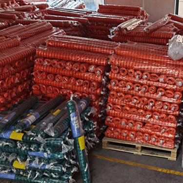 Plastic Orange Warning Fence