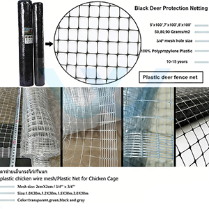 Black Deer Fence Netting