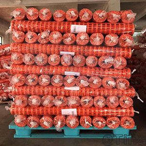 Plastic Orange Warning Fence
