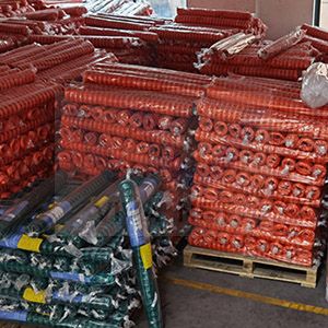 Plastic Orange Warning Fence