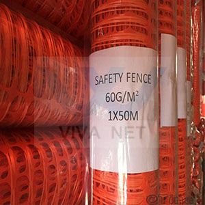 Plastic Orange Warning Fence