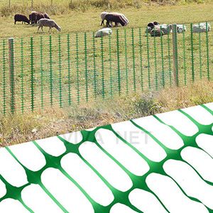 Plastic Orange Warning Fence