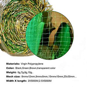 Polypropylene erosion control blanket netting