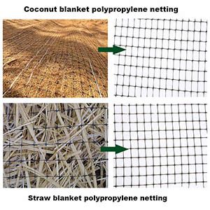 Polypropylene erosion control blanket netting Polypropylene erosion control blanket netting